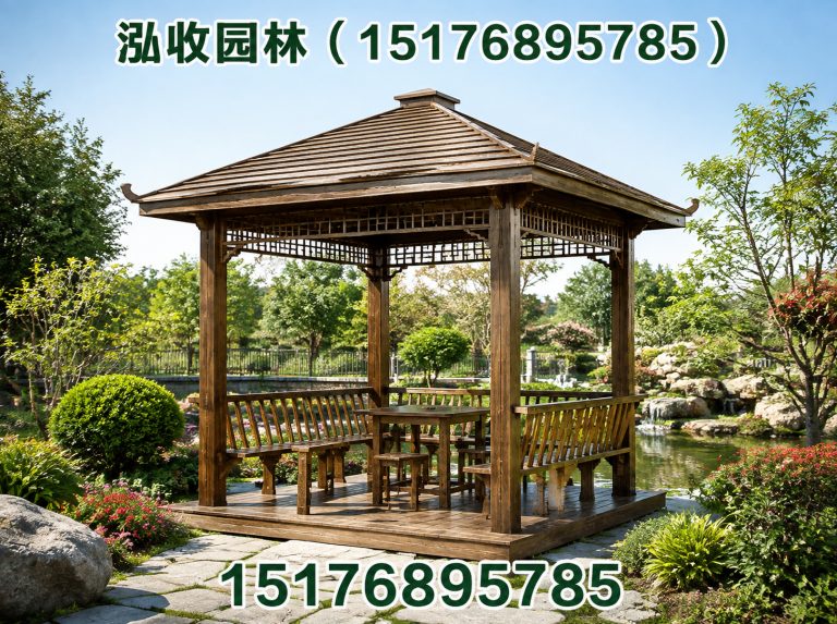 阿勒泰京津冀防腐木工程展示图